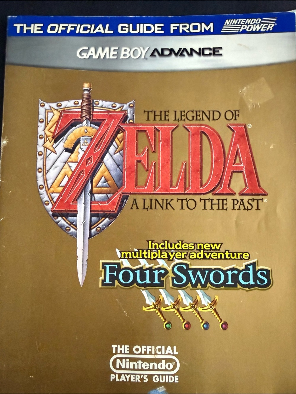 Nintendo Power Zelda: A Link to the Past & Four Swords Official Game Boy Advance